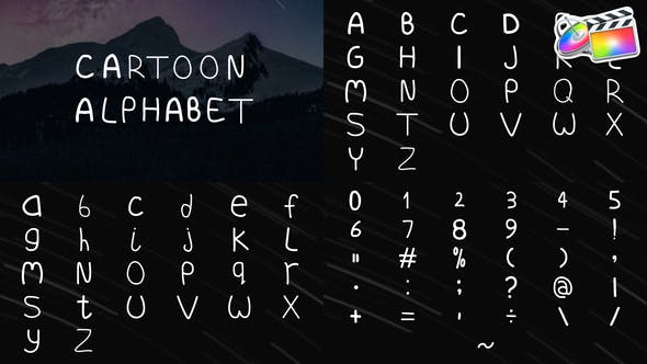 Cartoon Alphabet | FCPX - Download 36599506 Videohive