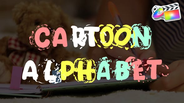 Cartoon Alphabet | FCPX - Videohive Download 25623160