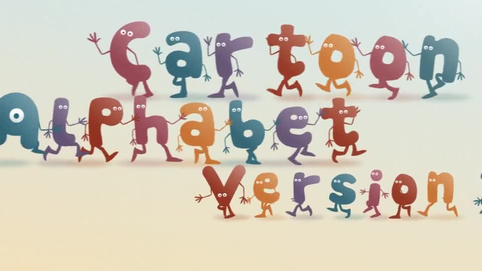Cartoon Alphabet II | After Effects Template Videohive 11981729 After Effects Image 1