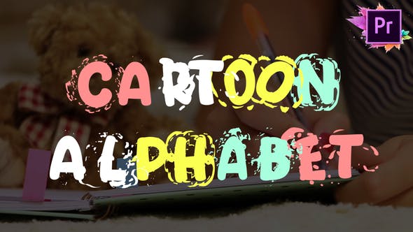 Cartoon Alphabet | Premiere Pro MOGRT - 25622956 Download Videohive