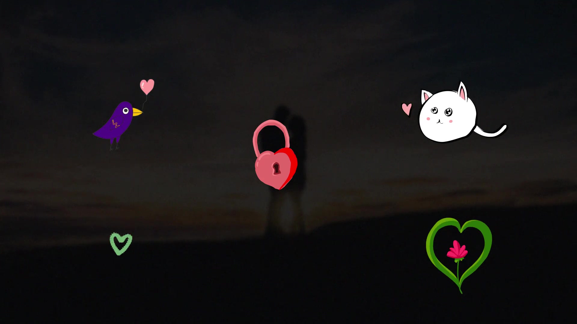 Cartoon Animated Hearts Stickers for After Effects Videohive 36049040 After Effects Image 12
