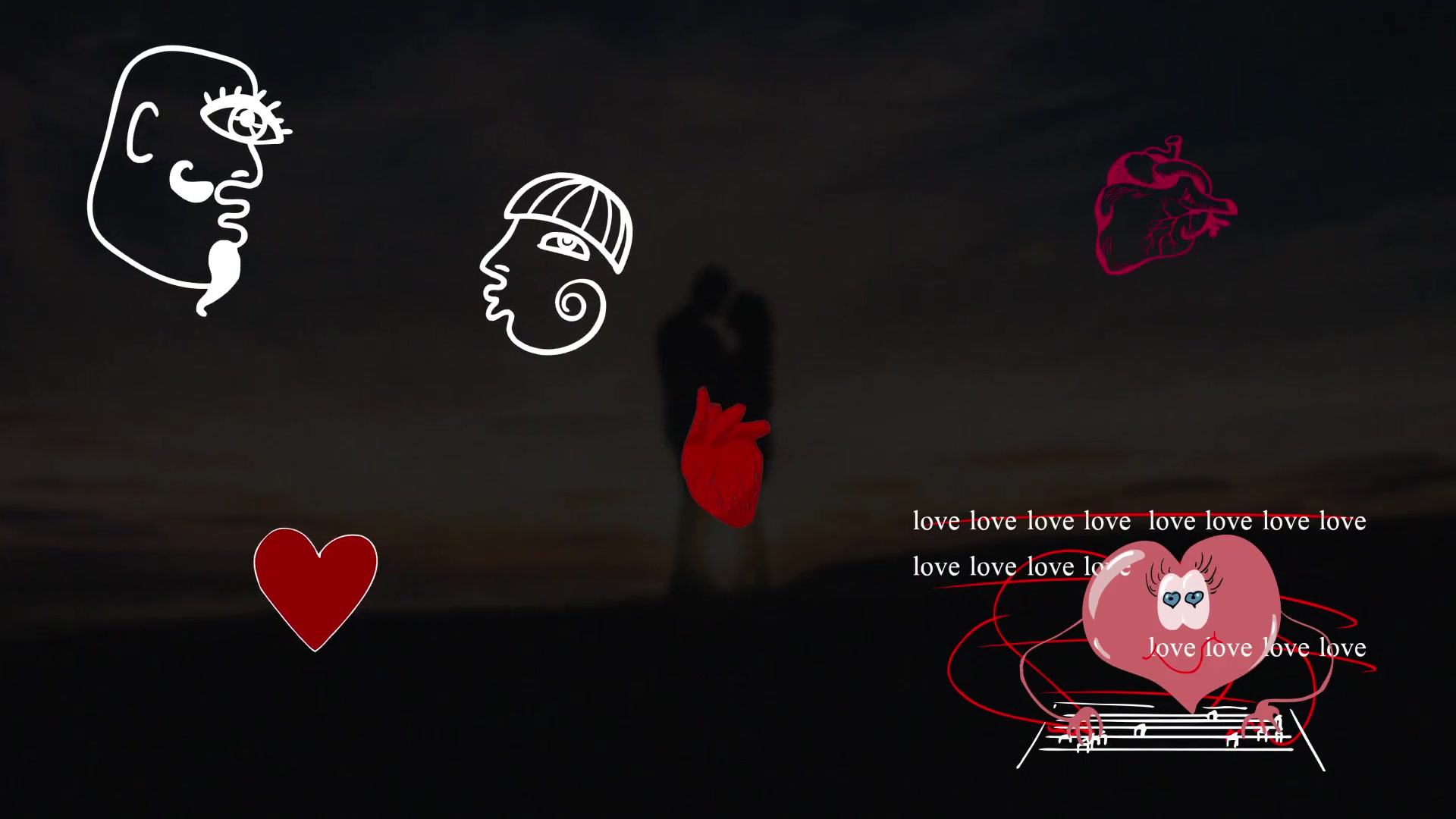 Cartoon Animated Hearts Stickers for Premiere Pro Videohive 36049291 Premiere Pro Image 10