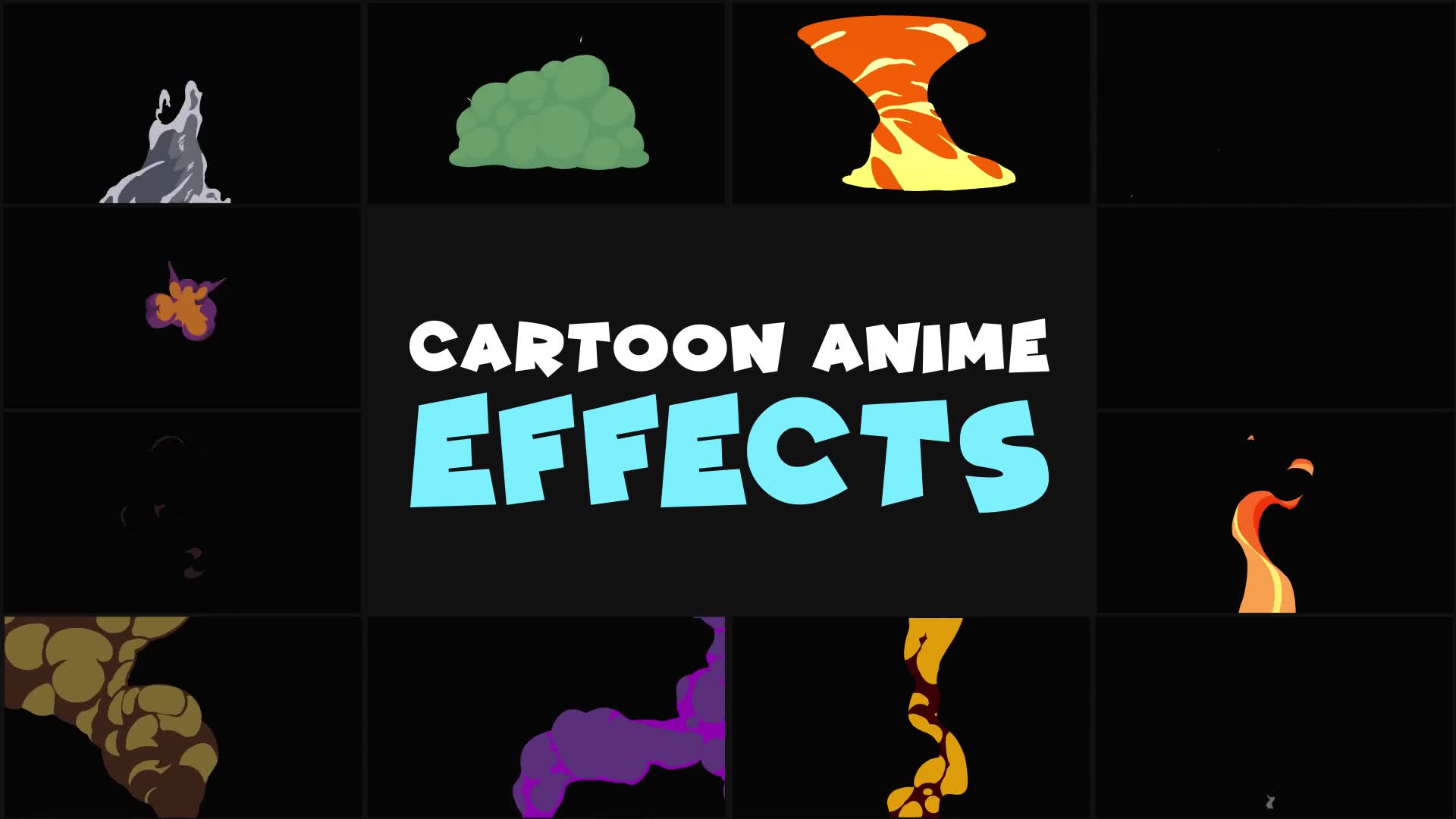 Cartoon Anime Effects Pack | After Effects Videohive 39456954 After Effects Image 2