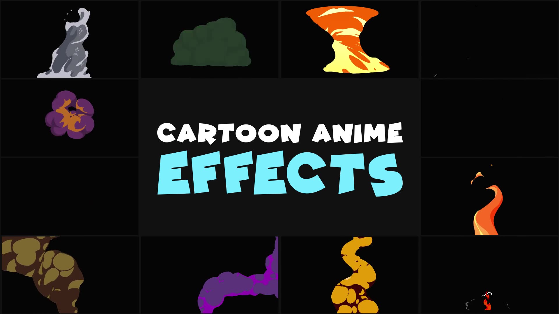 Cartoon Anime Effects Pack | After Effects Videohive 39456954 After Effects Image 3