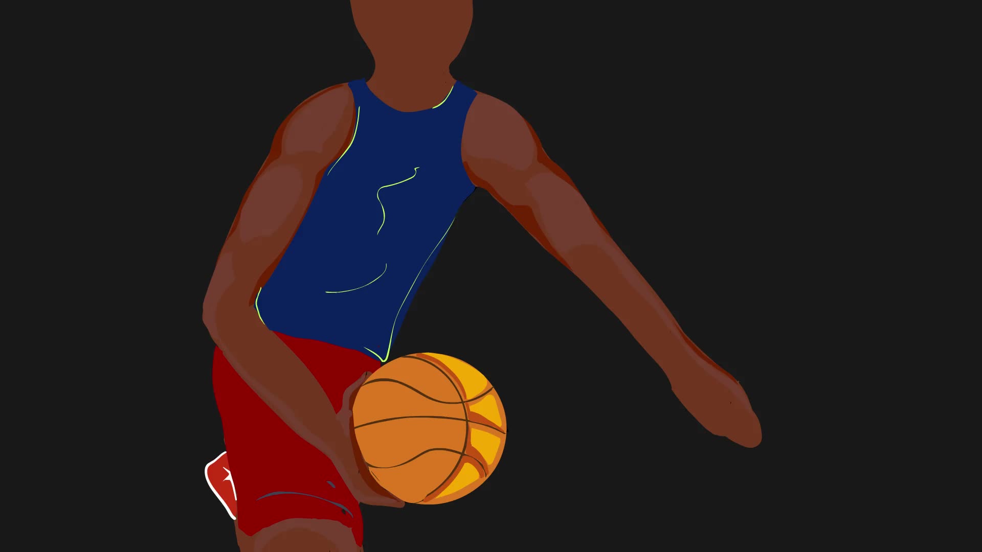 Cartoon Basketball Logo for After Effects Videohive 38961382 After Effects Image 2