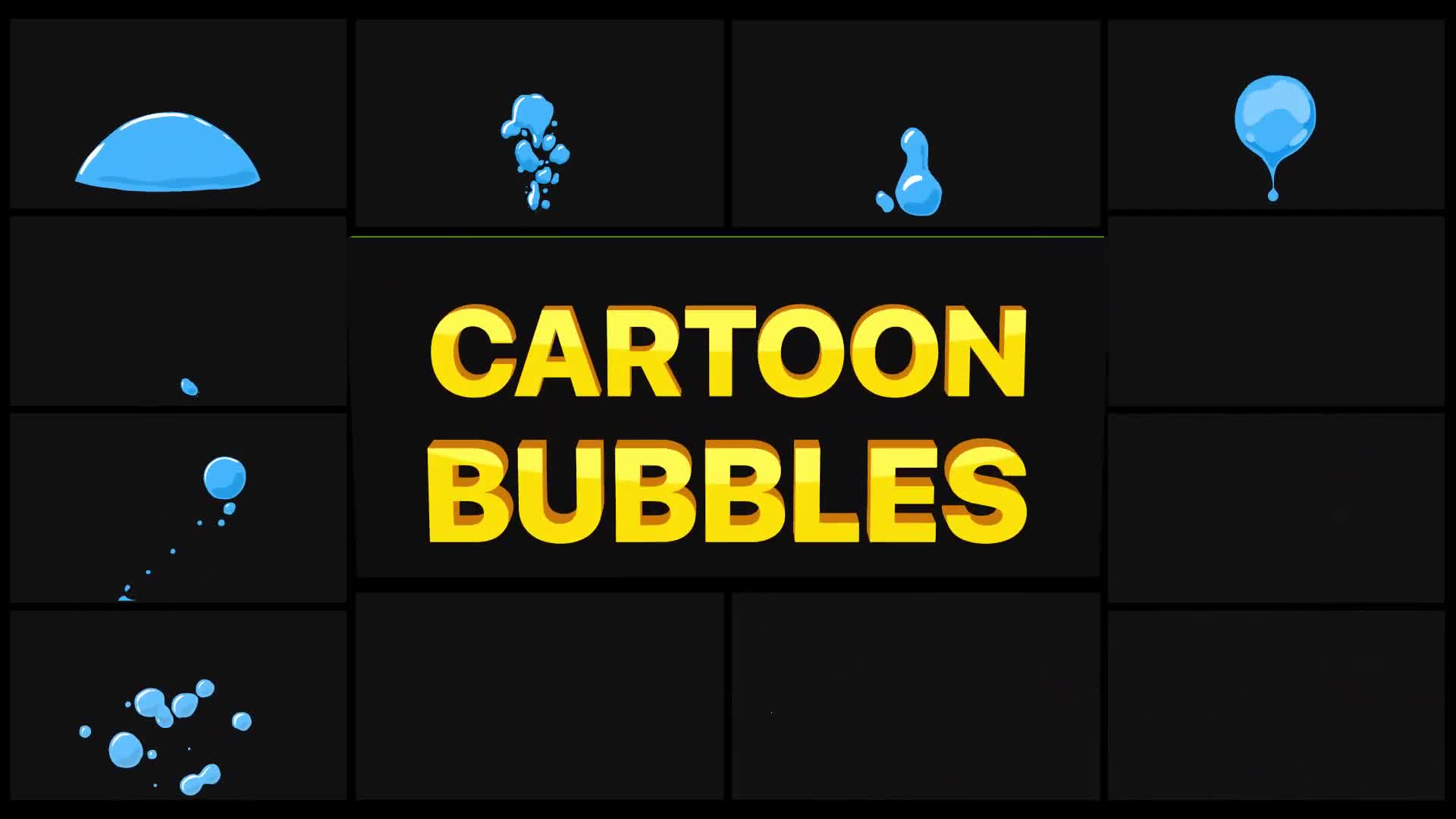 Cartoon Bubbles | Premiere Pro MOGRT Videohive 31349360 Premiere Pro Image 1
