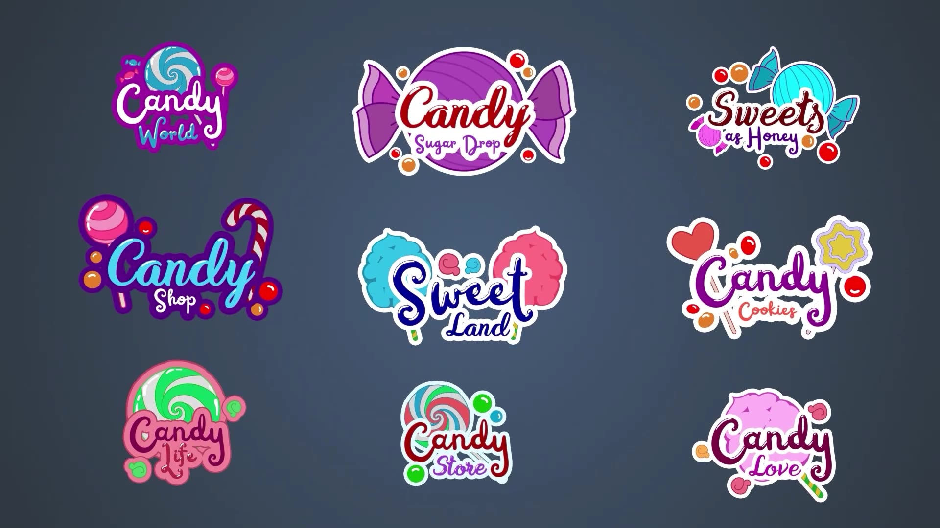 Cartoon Candy Text Animations [After Effects] Videohive 38693089 After Effects Image 11