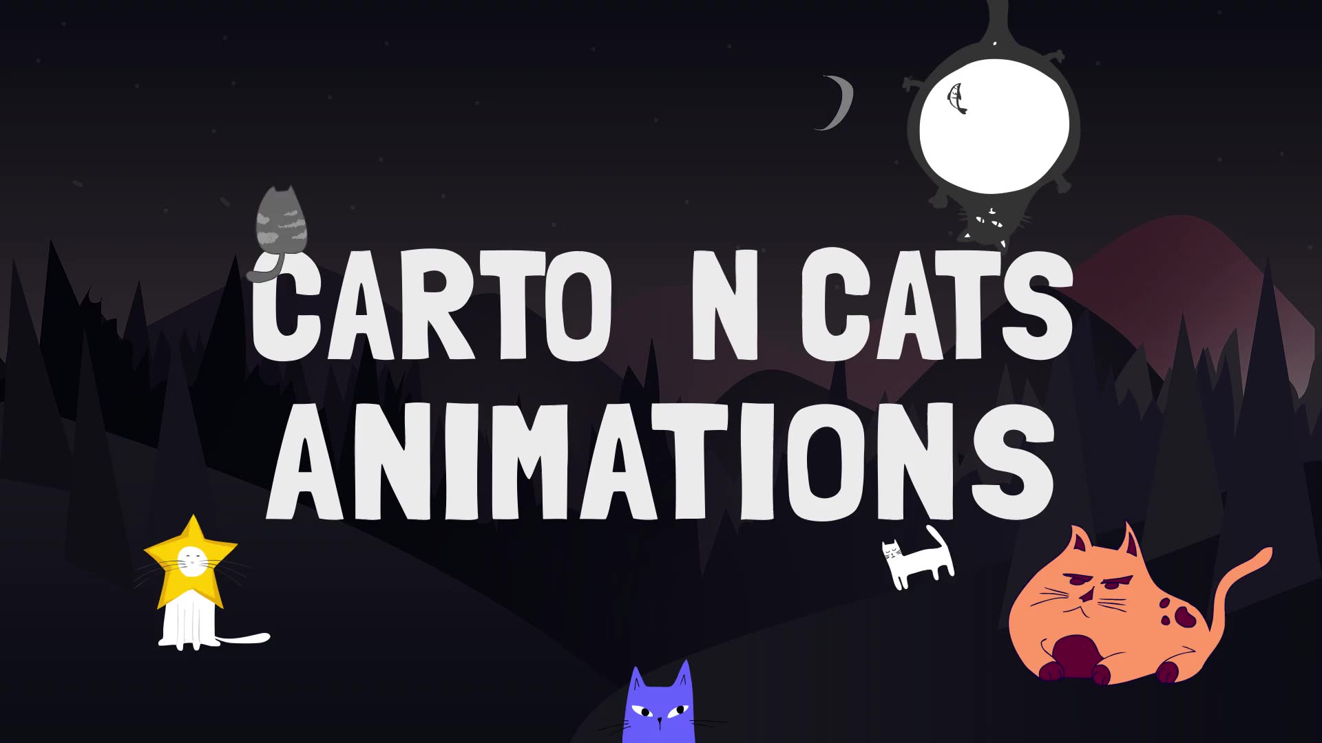 Cartoon Cats Animations | Premiere Pro MOGRT Videohive 33732127 Premiere Pro Image 3