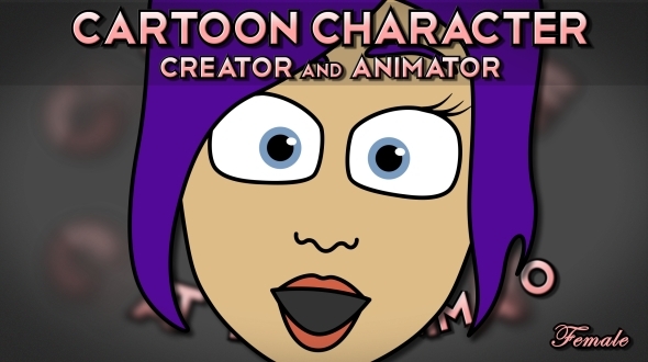 Cartoon Character Creator / Animator (Female Head) - Download Videohive  4990353