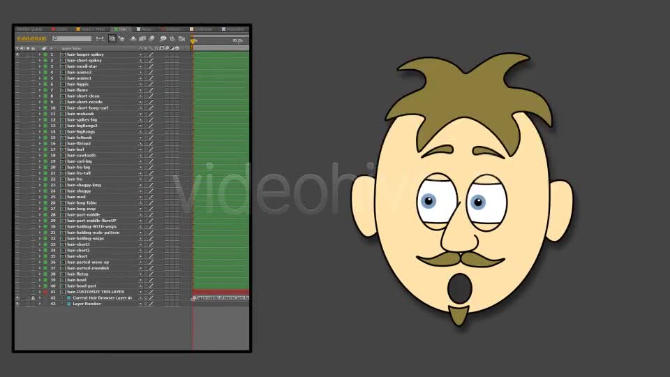 Cartoon Character Creator / Animator (Male Heads) - Download Videohive