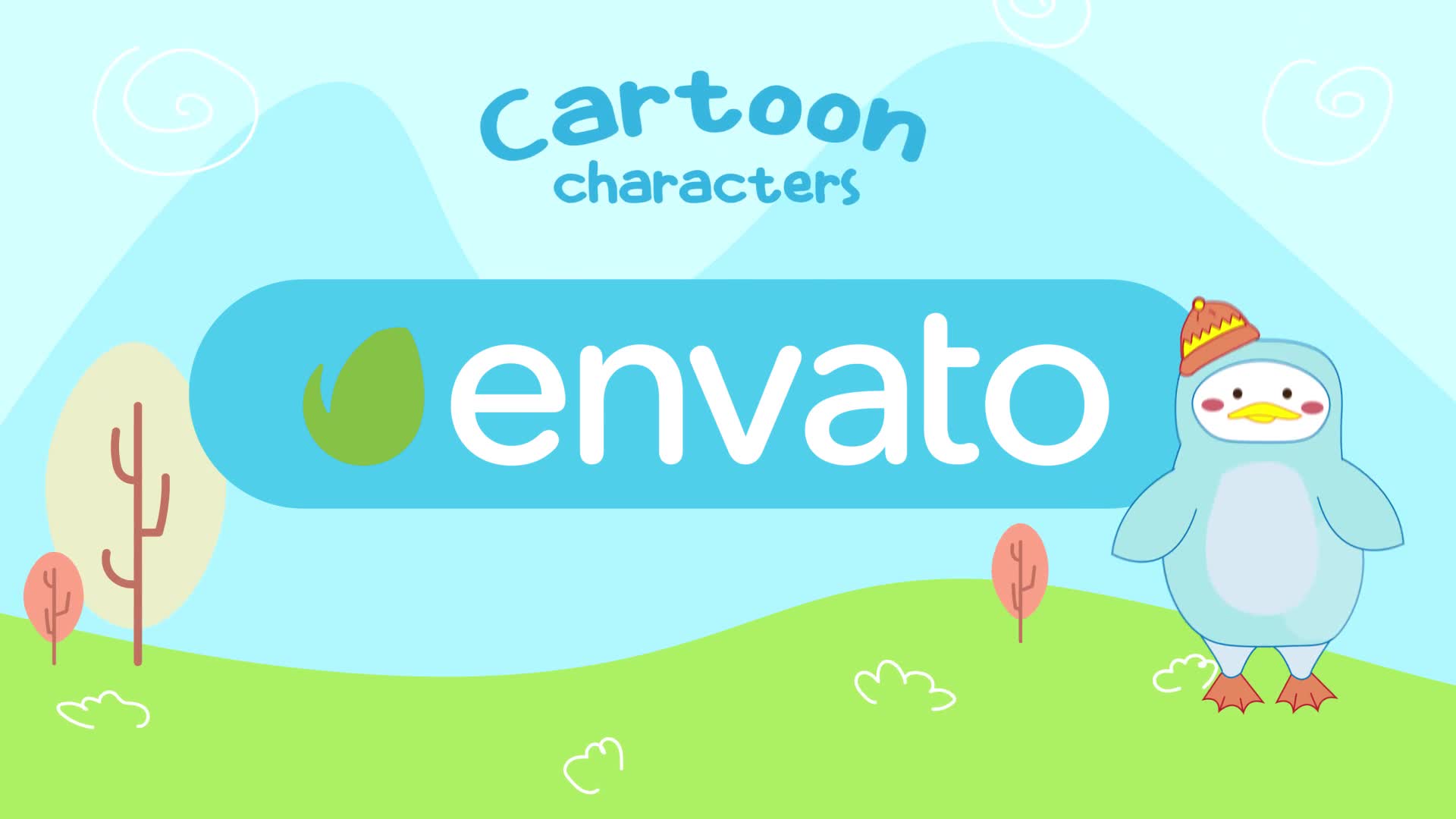 Cartoon Characters Slideshow for FCPX Videohive 35724757 Apple Motion Image 1