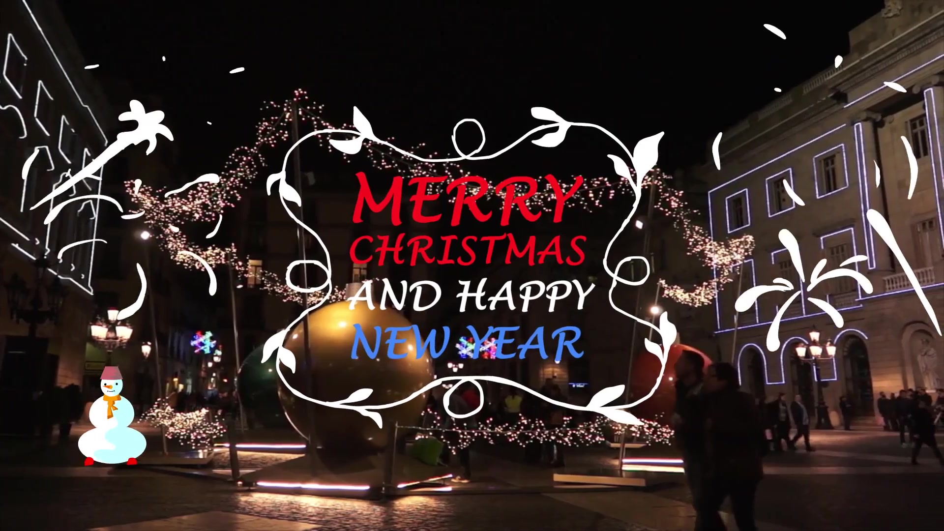 Cartoon Christmas Elements And Transitions - Download Videohive 22886539