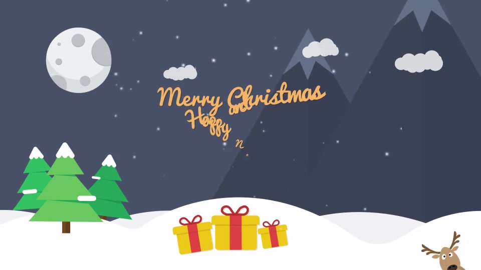 Cartoon Christmas Postcard 02 - Download Videohive 13854427