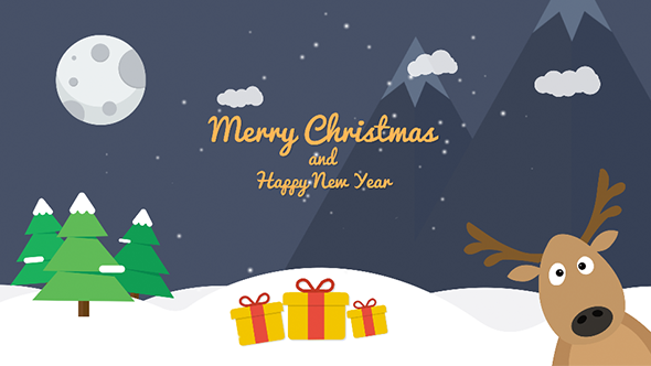 Cartoon Christmas Postcard 02 - Download Videohive 13854427