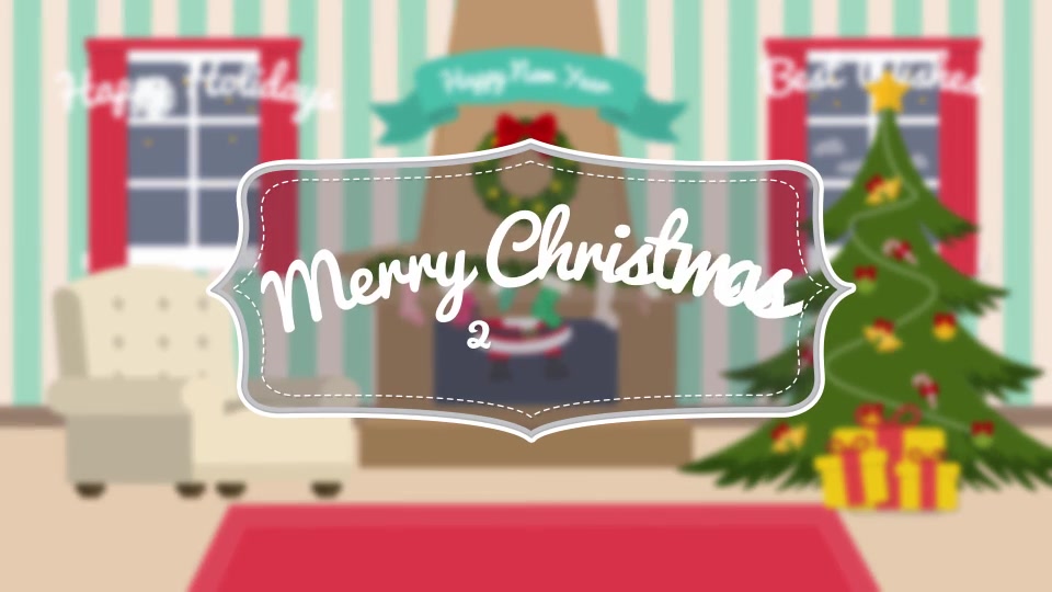 Cartoon Christmas Postcard - Download Videohive 13845198