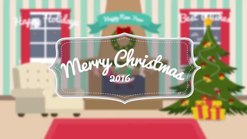 Cartoon Christmas Postcard - Download Videohive 13845198