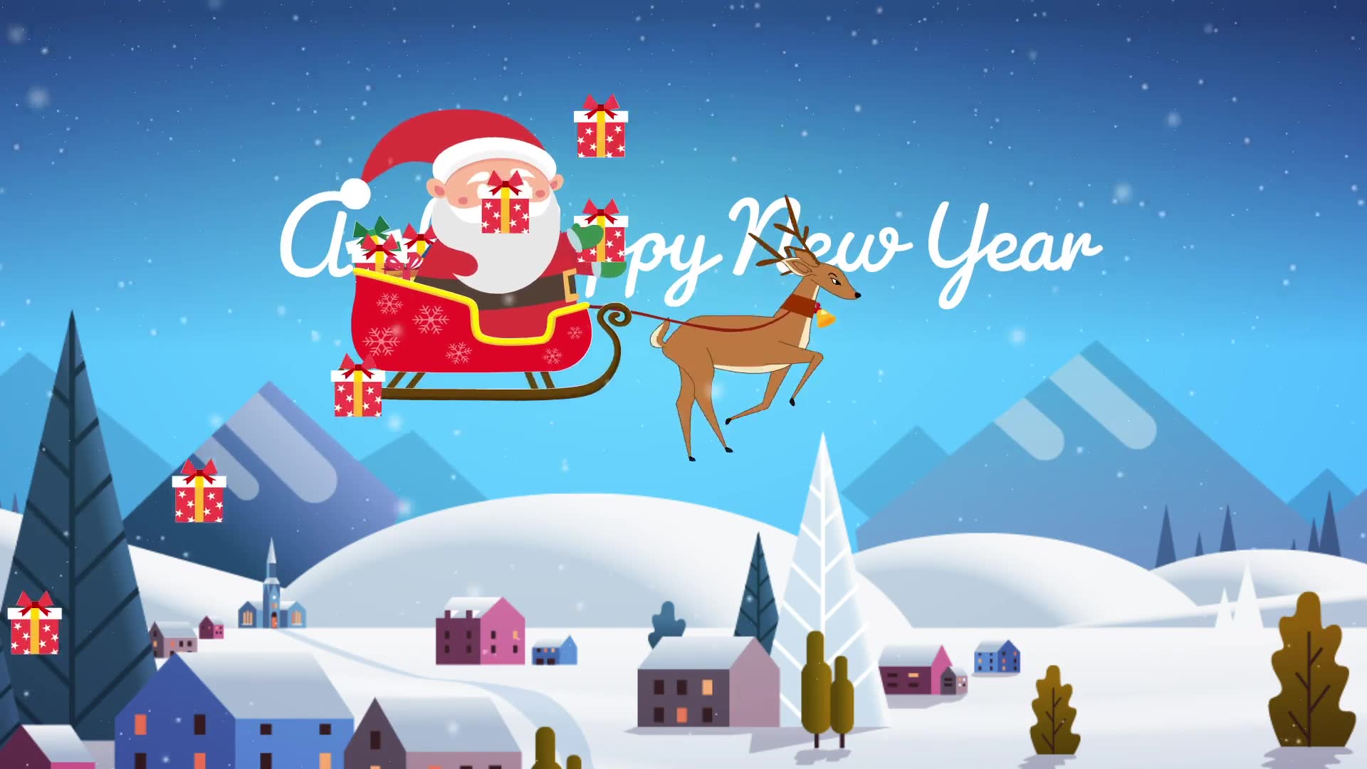 Cartoon christmas wishes & Christmas Opener Videohive 35149531 Premiere Pro Image 6