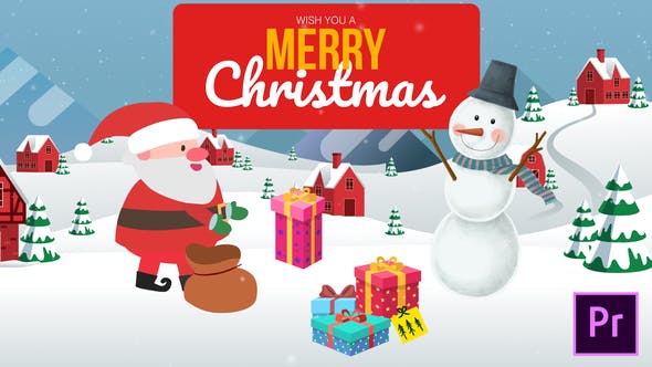 Cartoon christmas wishes & Christmas Opener - 35149531 Download Videohive