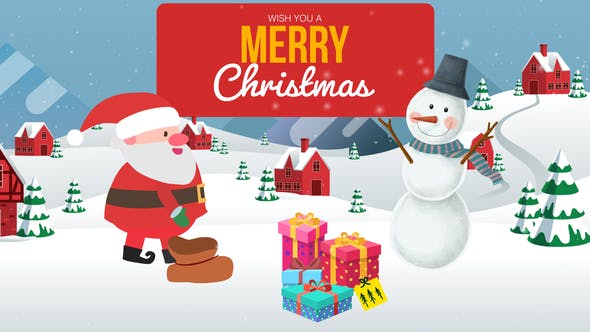 Cartoon Christmas Wishes Christmas Opener - Download Videohive 25187653