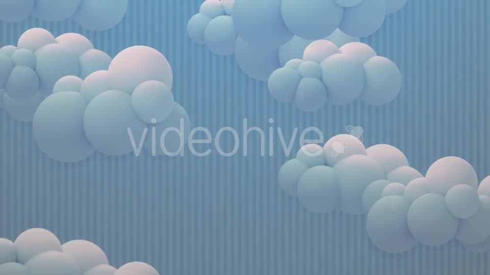 Cartoon Clouds At Night Background - Download Videohive 19776048