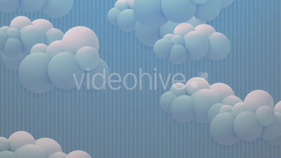 Cartoon Clouds At Night Background - Download Videohive 19776048