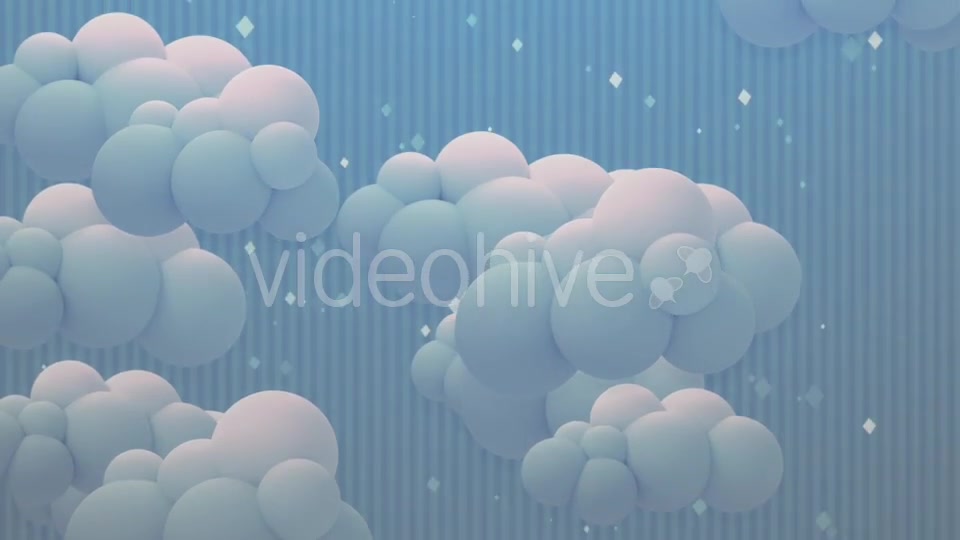 Cartoon Clouds At Night Background - Download Videohive 19776048