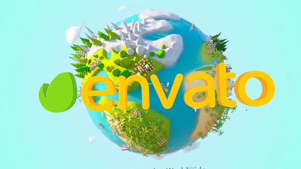 Cartoon Earth Logo - 24597609 Download Videohive