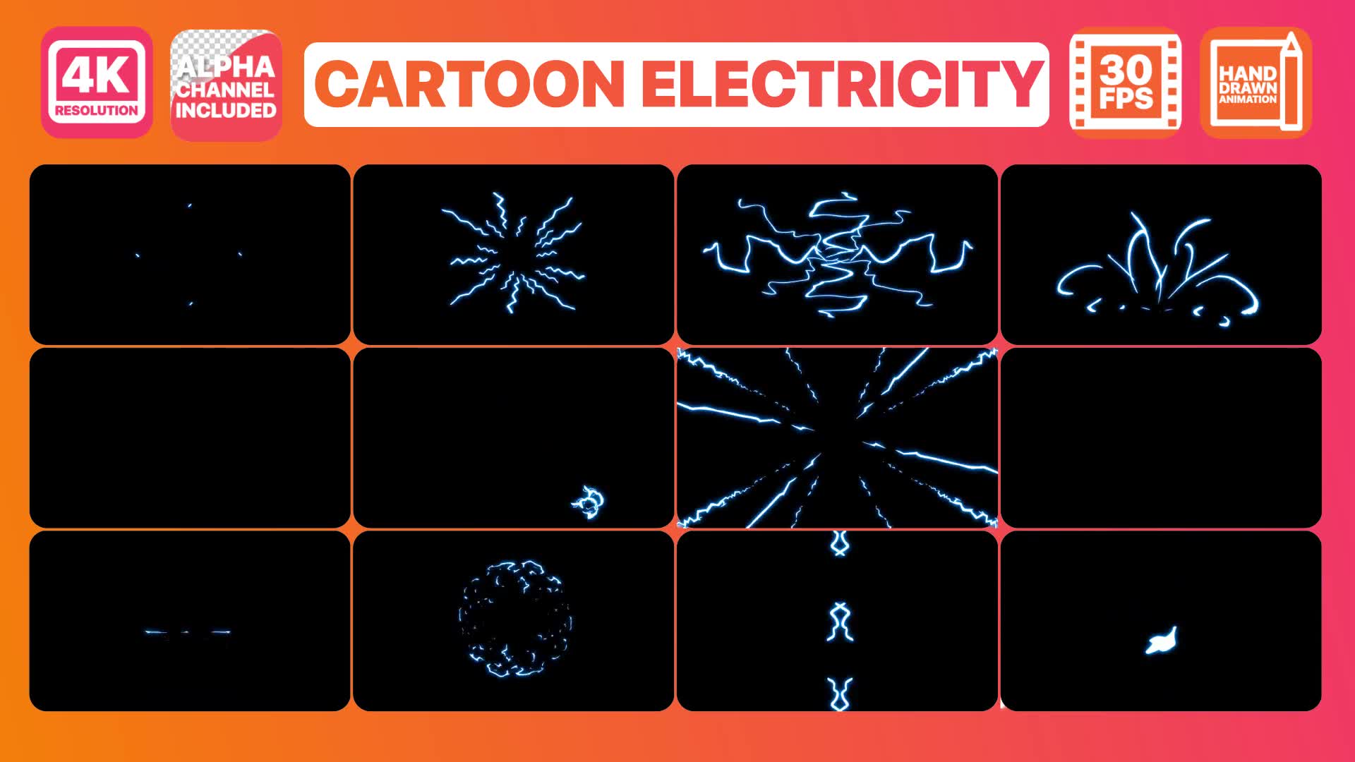 Cartoon Electricity And Titles | After Effects Videohive 28451613 After Effects Image 2