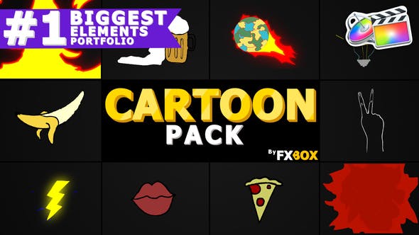 Cartoon Elements | FCPX - Videohive Download 23939505