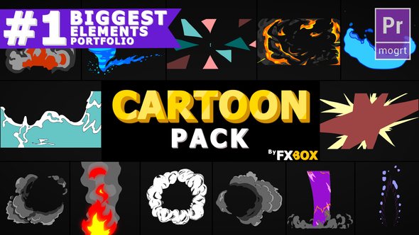 Cartoon Elements Pack - Download Videohive 23220683