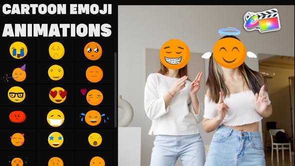 Cartoon Emoji Animations for FCPX - 37870999 Videohive Download