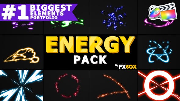 Cartoon Energy Charges | FCPX - Download 26129333 Videohive