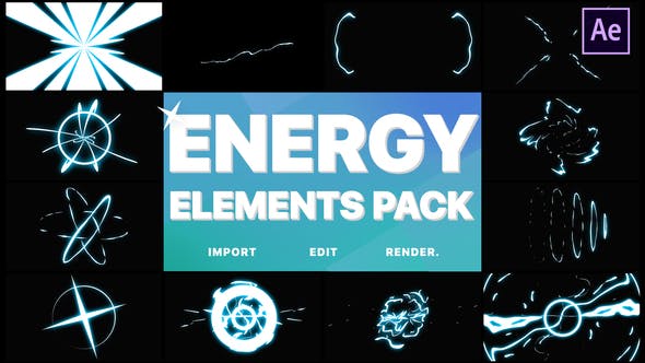 Cartoon Energy Elements Pack | After Effects - Download Videohive 25028854