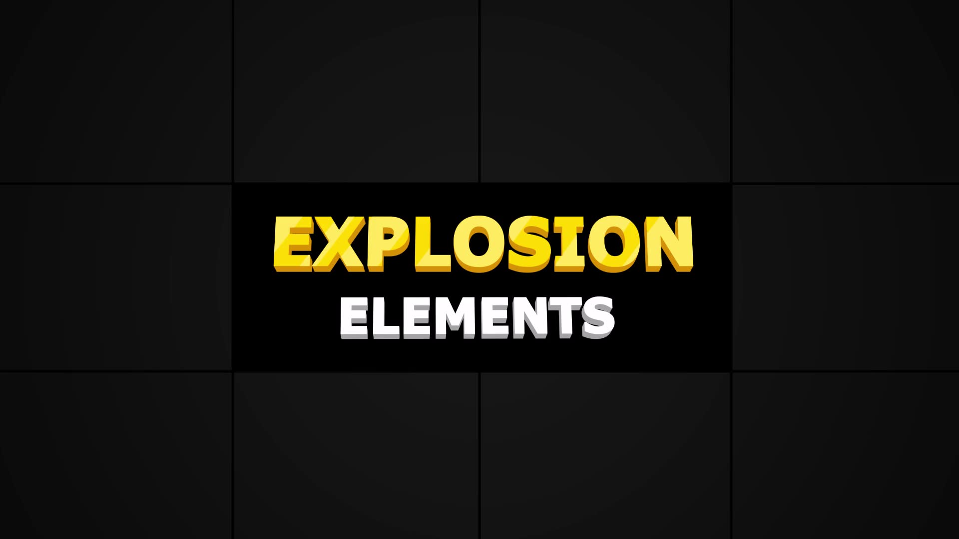 Cartoon Explosion Elements | After Effects Videohive 24009918 After Effects Image 2