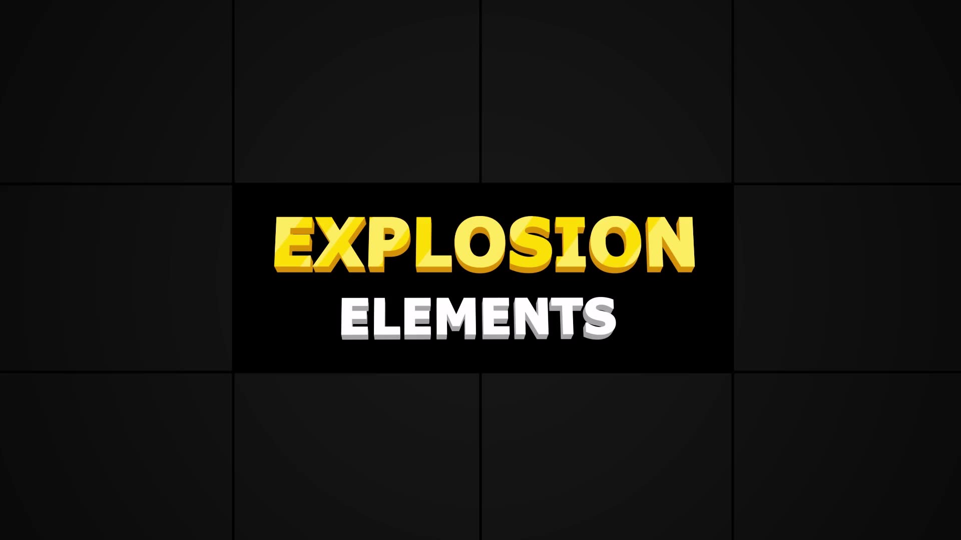 Cartoon Explosion Elements | Premiere Pro MOGRT Videohive 24010110 Premiere Pro Image 2