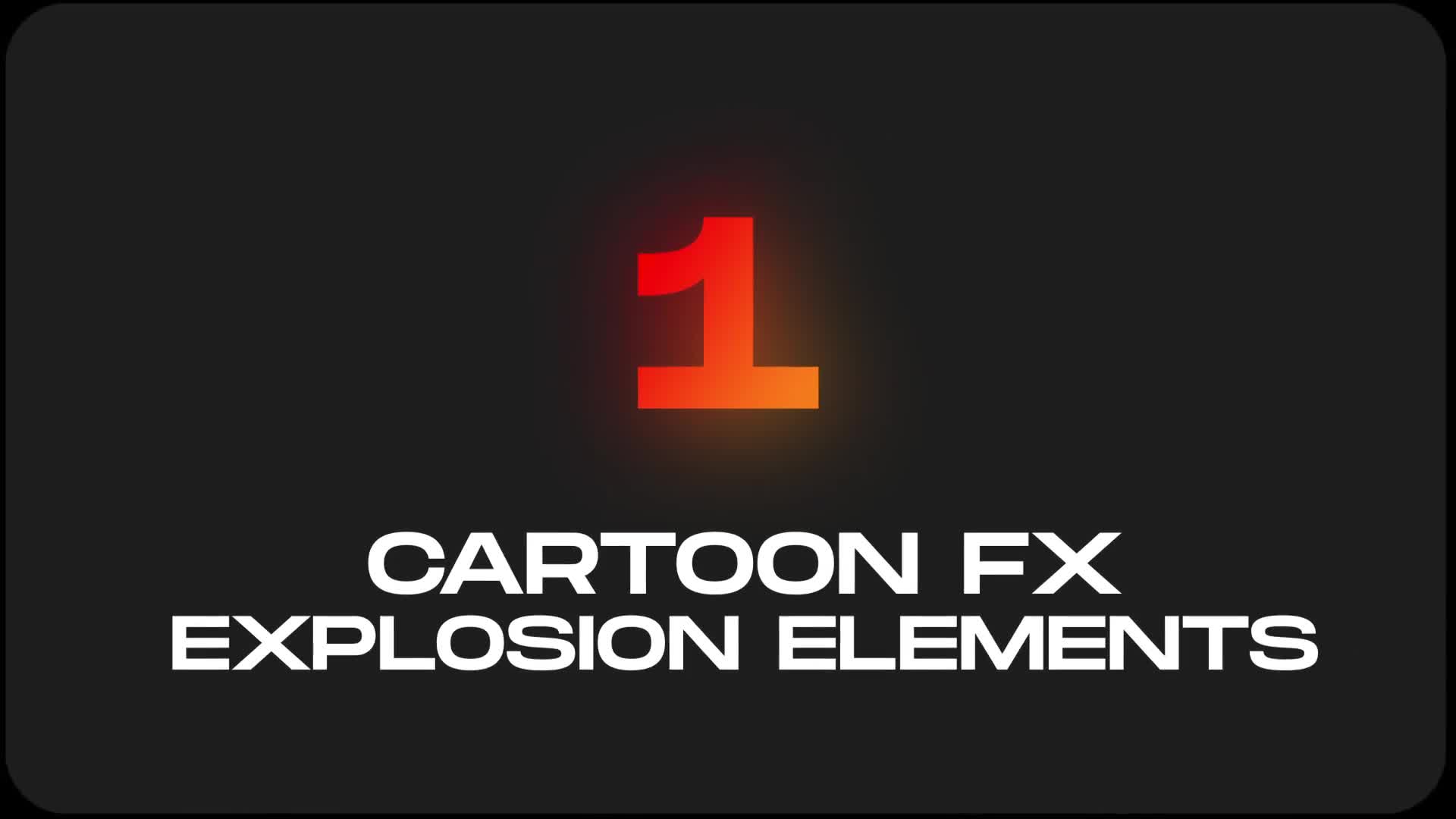 Cartoon Explosion VFX Videohive 36191419 After Effects Image 1