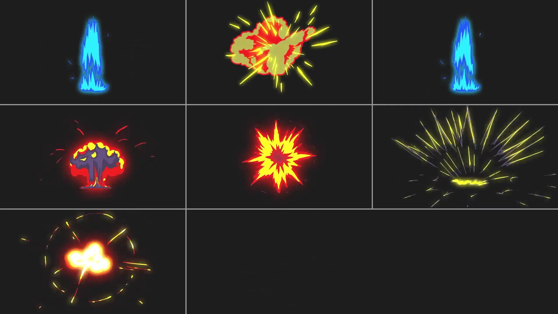 Cartoon Explosion VFX Videohive 36191419 After Effects Image 9
