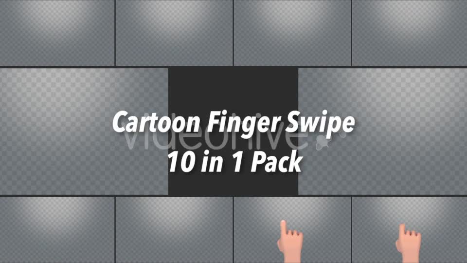 Cartoon Finger Swipe Pack - Download Videohive 20464796