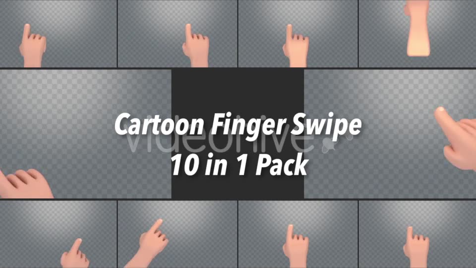 Cartoon Finger Swipe Pack - Download Videohive 20464796