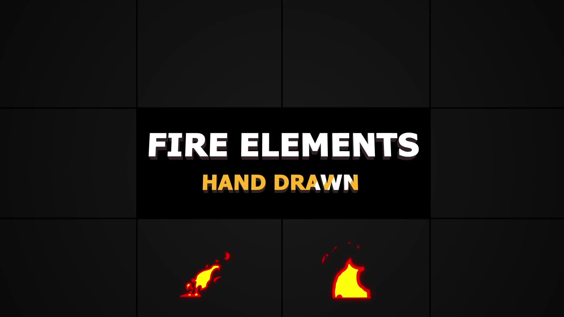 Cartoon Fire Elements | DaVinci Resolve Videohive 32628716 DaVinci Resolve Image 2