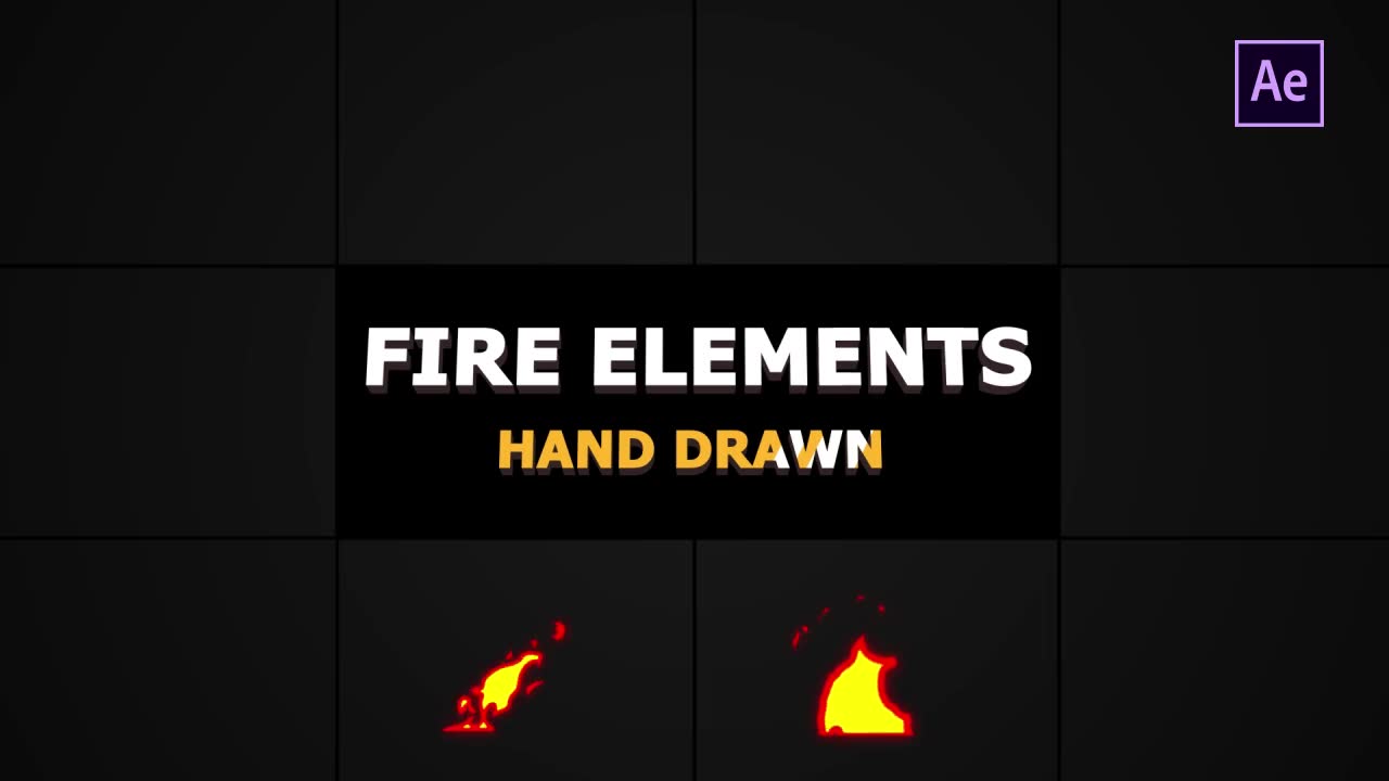 Cartoon Fire Elements - Download Videohive 21741534