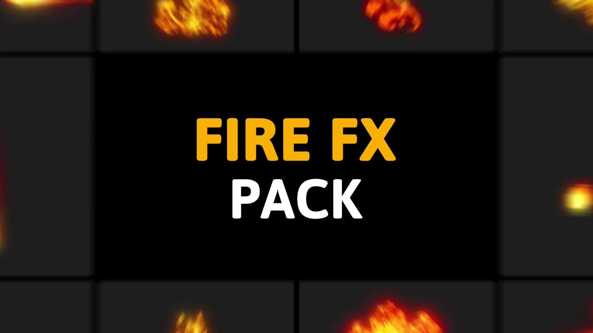 Cartoon Fire Elements Pack Videohive 35473912 After Effects Image 1