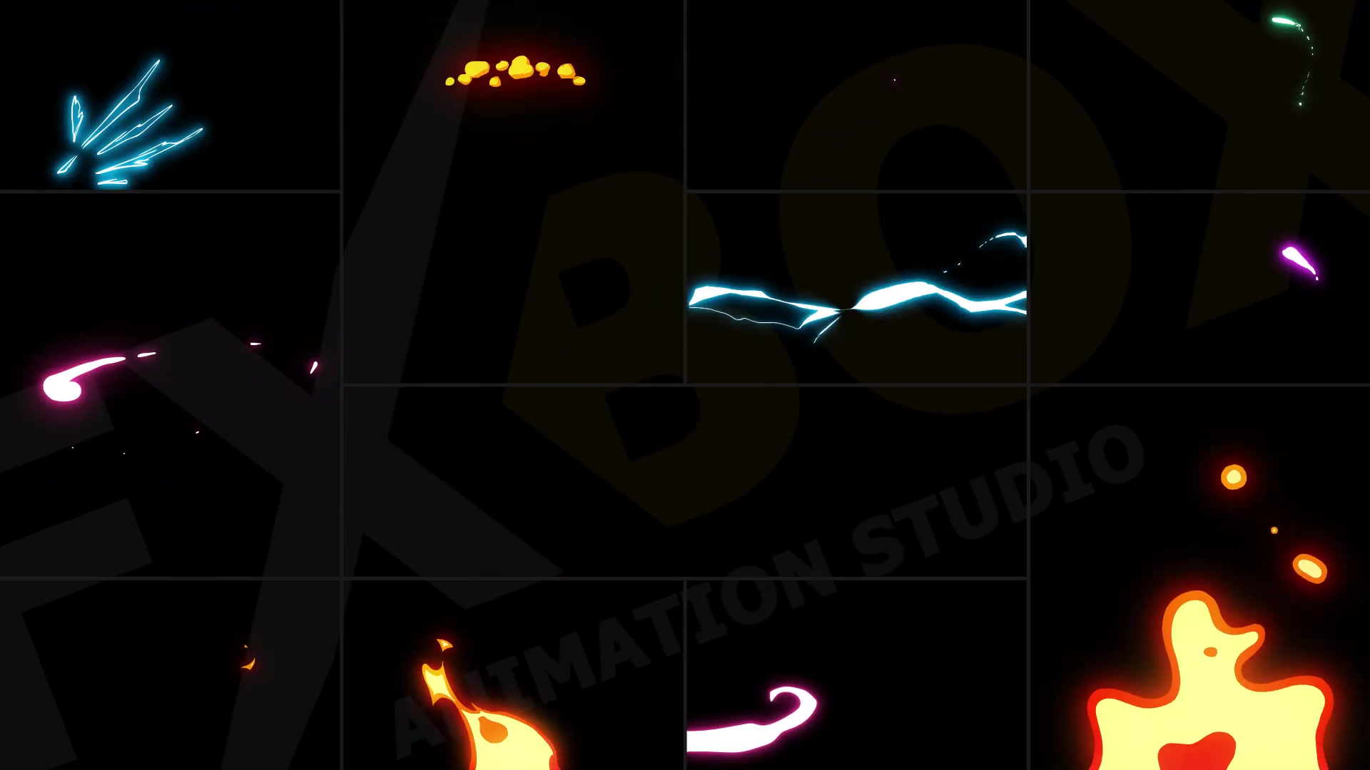 Cartoon Flash FX Elements Pack for After Effects Videohive 38088333 After Effects Image 9