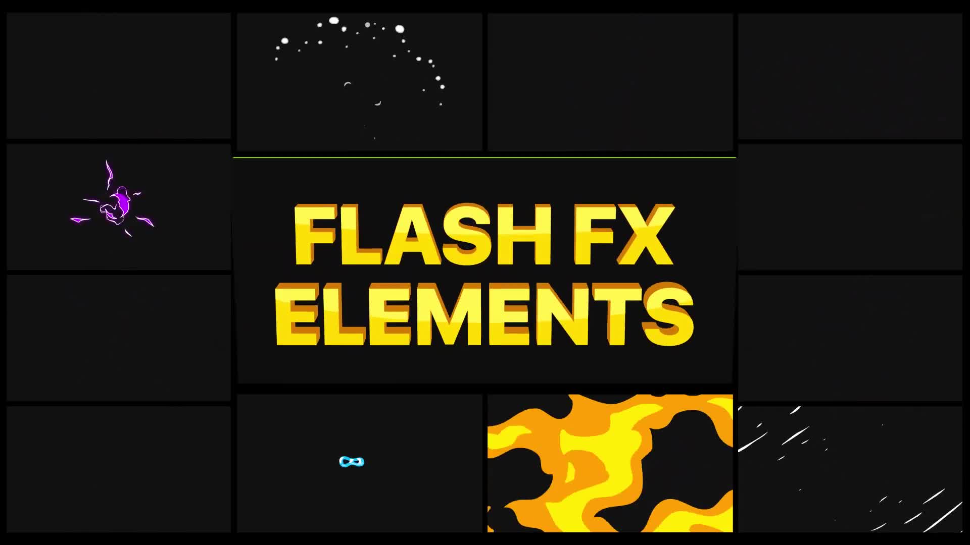 Cartoon Flash FX | FCPX Videohive 30168370 Apple Motion Image 1