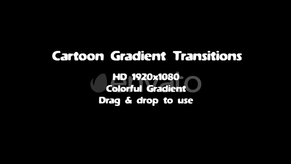 Cartoon Gradient Transitions - Download Videohive 23078256