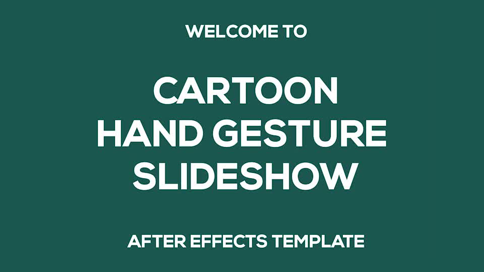 Cartoon Hand Gesture Slideshow Videohive 32281508 After Effects Image 1