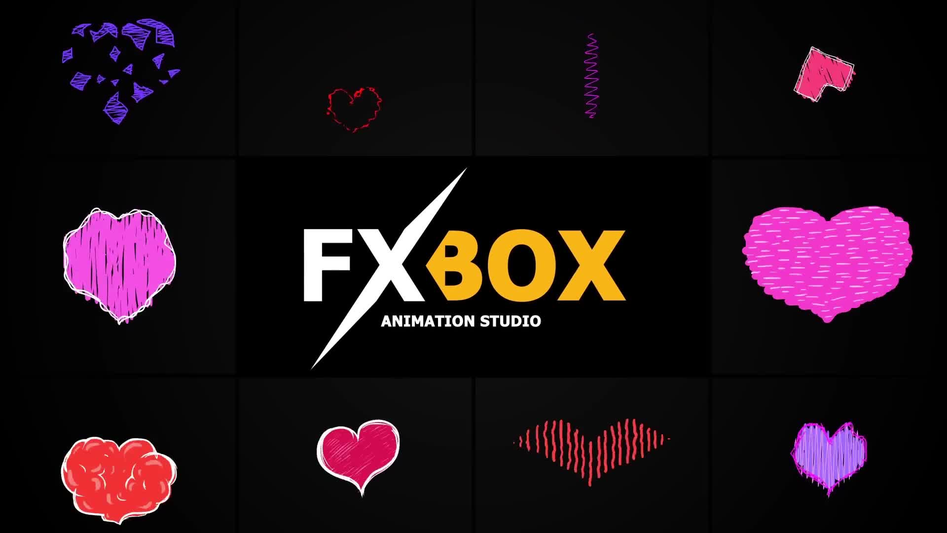 Cartoon Hearts | FCPX Videohive 25691395 Apple Motion Image 1