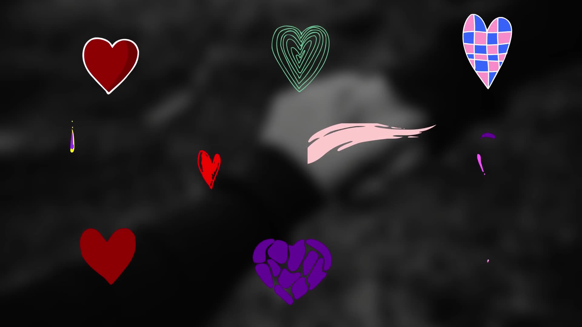 Cartoon Hearts Stickers for DaVinci Resolve Videohive 36176712 DaVinci Resolve Image 2
