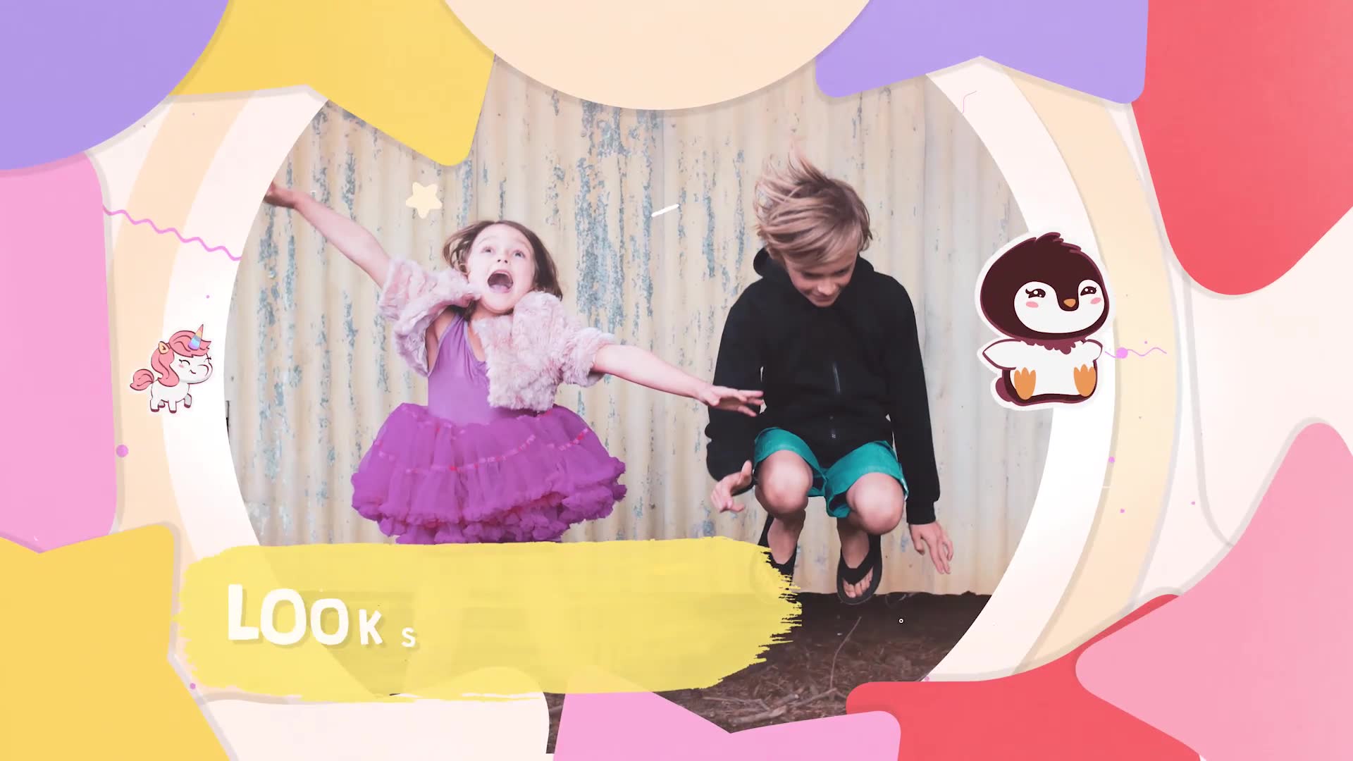 Cartoon Kids Slideshow | Premiere Pro MOGRT Videohive 36948792 Premiere Pro Image 2