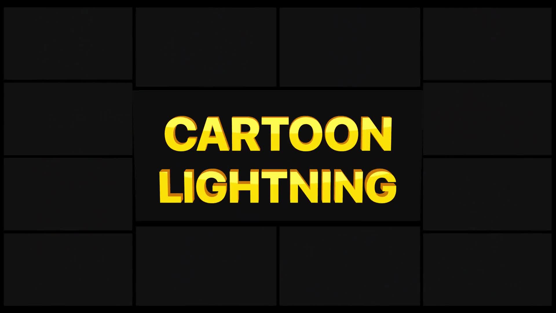 Cartoon Lightning Elements | After Effects Videohive 30504685 After Effects Image 1